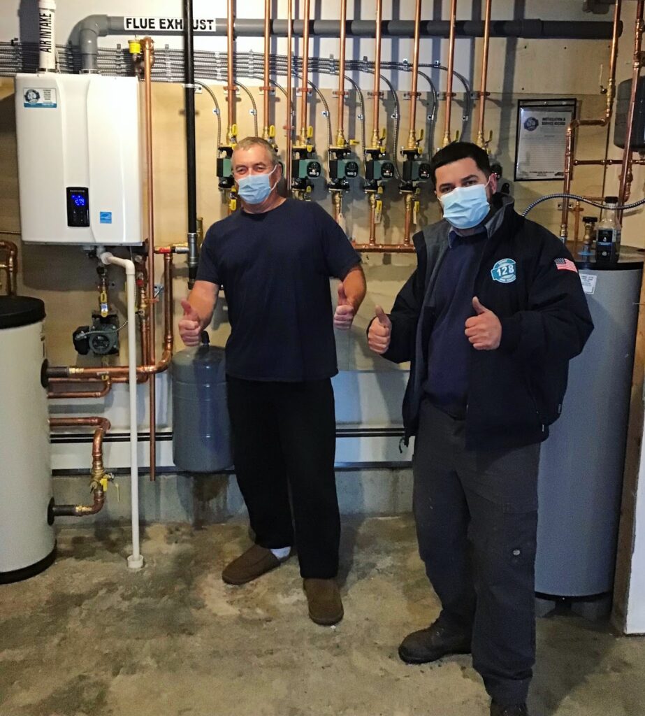 google-ChIJ7eZYLkhz44kRt-yZsDTBd54-9 - work by 128 Plumbing, Heating, Cooling & Electric in Wakefield, MA