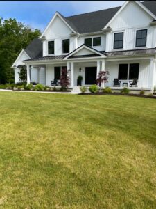 Work by Pristine Lawn Care and Landscaping